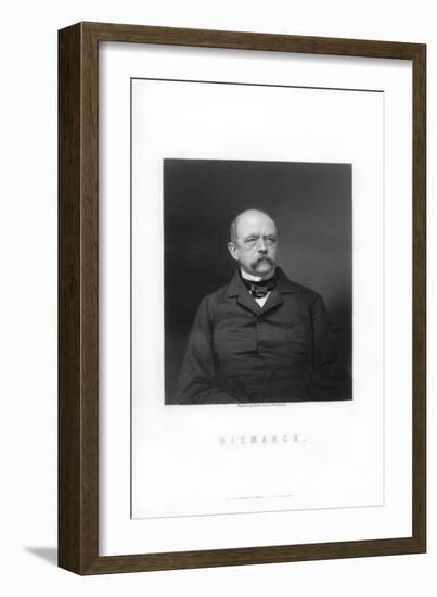 Otto Von Bismarck, Duke of Lauenburg, German Statesman, 1893-W Holl-Framed Giclee Print