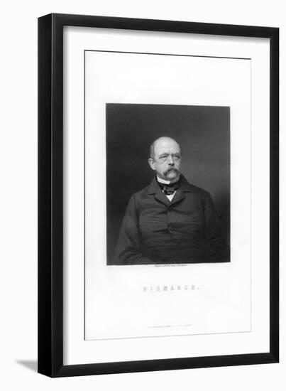 Otto Von Bismarck, Duke of Lauenburg, German Statesman, 1893-W Holl-Framed Giclee Print