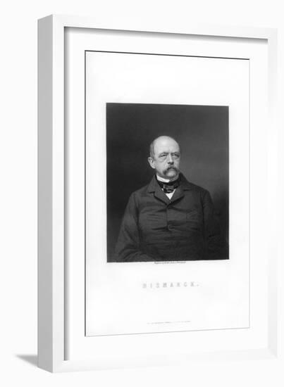 Otto Von Bismarck, Duke of Lauenburg, German Statesman, 1893-W Holl-Framed Giclee Print