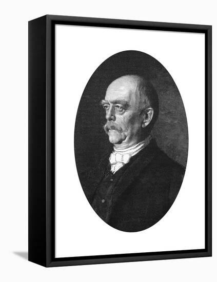 Otto Von Bismarck, Duke of Lauenburg, German Statesman-null-Framed Premier Image Canvas