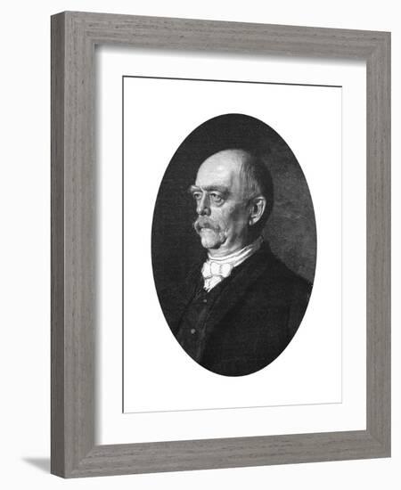 Otto Von Bismarck, Duke of Lauenburg, German Statesman-null-Framed Giclee Print