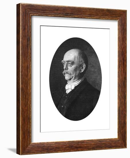 Otto Von Bismarck, Duke of Lauenburg, German Statesman-null-Framed Giclee Print