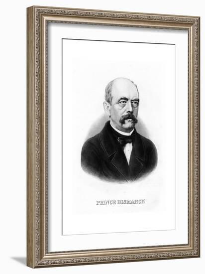 Otto Von Bismarck, German Statesman, 19th Century-null-Framed Giclee Print