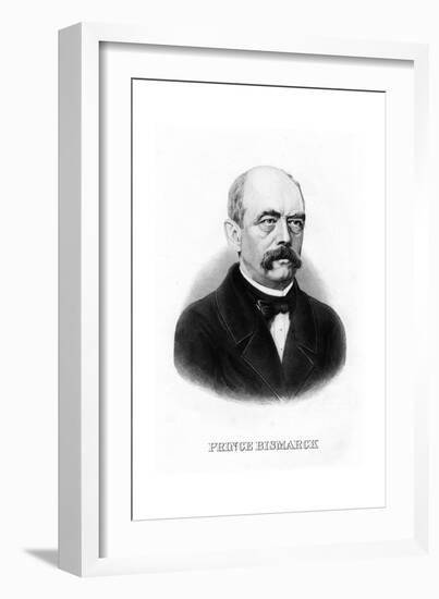 Otto Von Bismarck, German Statesman, 19th Century-null-Framed Giclee Print