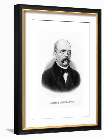 Otto Von Bismarck, German Statesman, 19th Century-null-Framed Giclee Print