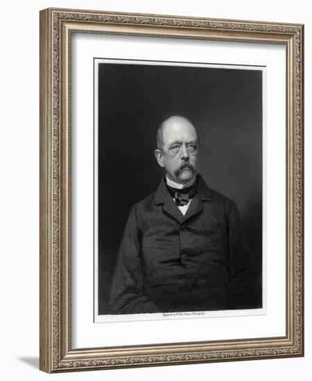 Otto Von Bismarck, German Statesman, 19th Century-W Holl-Framed Giclee Print