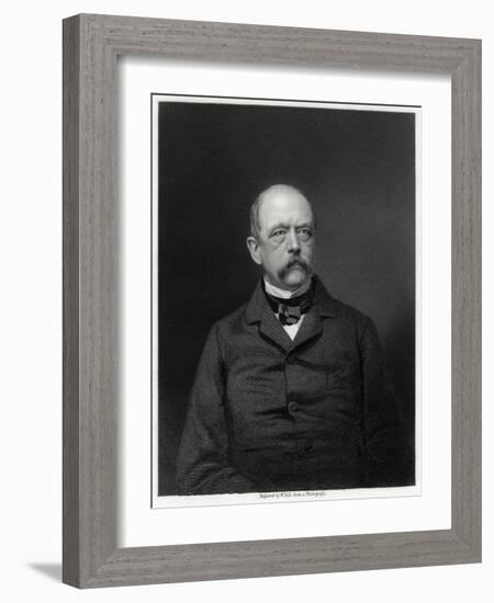 Otto Von Bismarck, German Statesman, 19th Century-W Holl-Framed Giclee Print