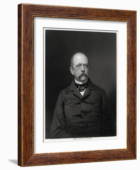 Otto Von Bismarck, German Statesman, 19th Century-W Holl-Framed Giclee Print