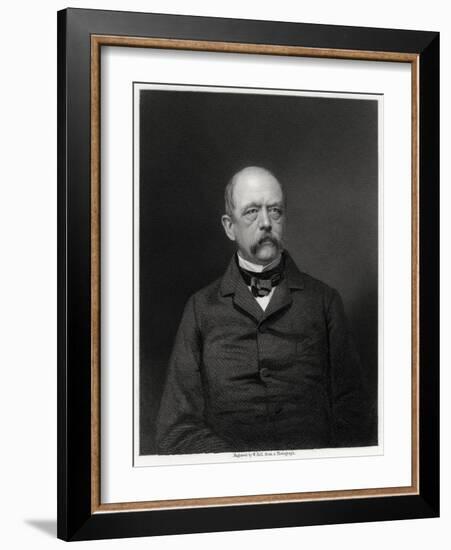 Otto Von Bismarck, German Statesman, 19th Century-W Holl-Framed Giclee Print