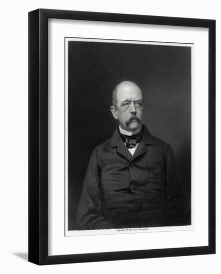 Otto Von Bismarck, German Statesman, 19th Century-W Holl-Framed Giclee Print