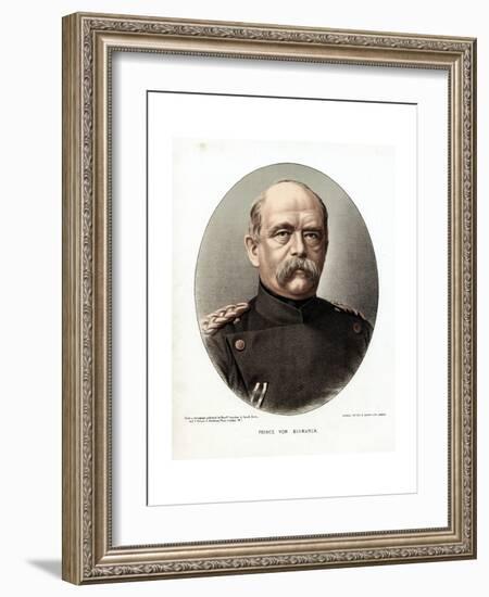 Otto Von Bismarck, German Statesman, C1880-null-Framed Giclee Print