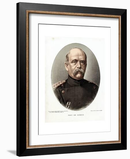 Otto Von Bismarck, German Statesman, C1880-null-Framed Giclee Print