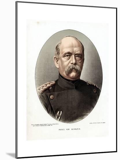 Otto Von Bismarck, German Statesman, C1880-null-Mounted Giclee Print