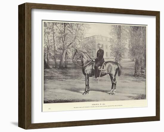 Otto Von Bismarck in 1870-null-Framed Giclee Print