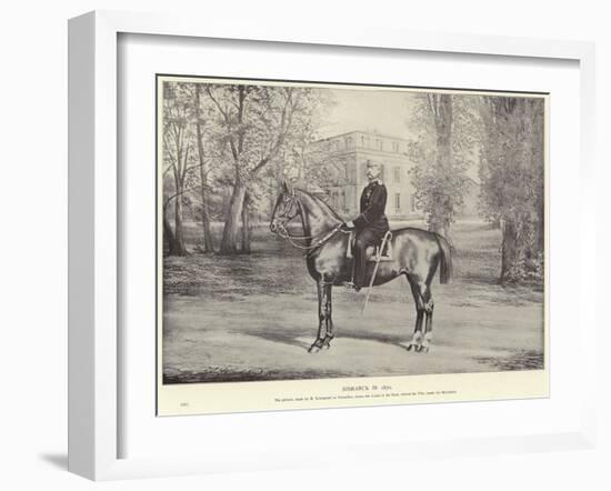 Otto Von Bismarck in 1870-null-Framed Giclee Print