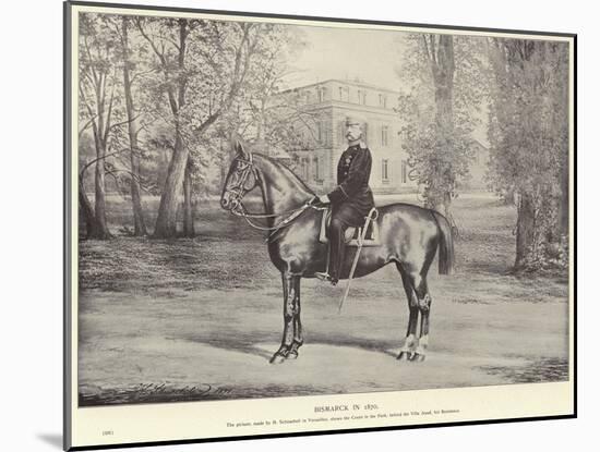 Otto Von Bismarck in 1870-null-Mounted Giclee Print