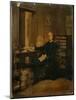 Otto Von Bismarck in His Study-German School-Mounted Giclee Print