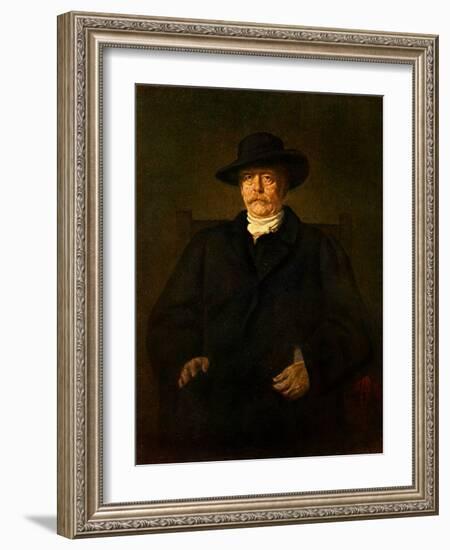 Otto von Bismarck portrait-Franz Seraph von Lenbach-Framed Giclee Print