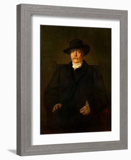 Otto von Bismarck portrait-Franz Seraph von Lenbach-Framed Giclee Print