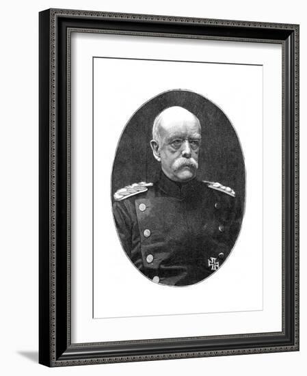 Otto Von Bismark, 19th Century German Statesman-Loescher and Petsch-Framed Giclee Print