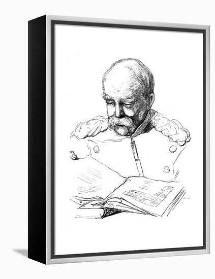 Otto Von Bismark, German Statesman, 1877-A von Werner-Framed Premier Image Canvas