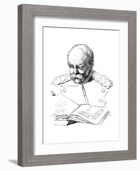 Otto Von Bismark, German Statesman, 1877-A von Werner-Framed Giclee Print