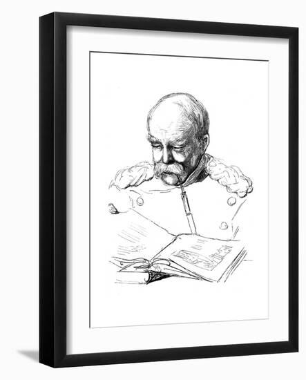 Otto Von Bismark, German Statesman, 1877-A von Werner-Framed Giclee Print