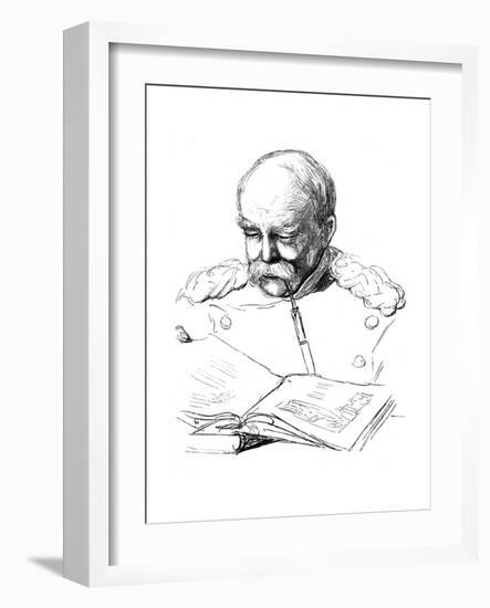 Otto Von Bismark, German Statesman, 1877-A von Werner-Framed Giclee Print