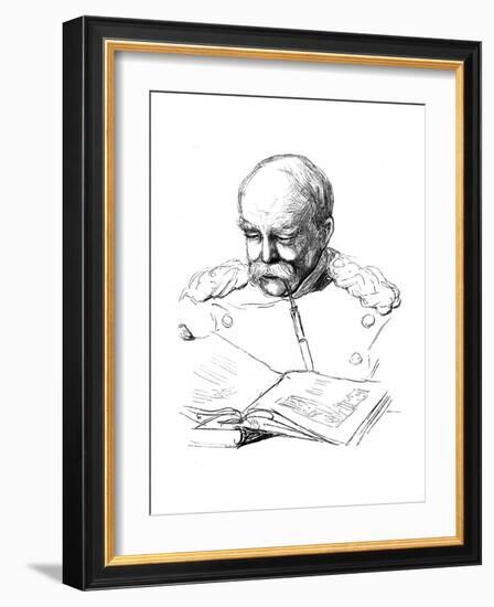 Otto Von Bismark, German Statesman, 1877-A von Werner-Framed Giclee Print