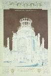 Academy of Fine Arts, Vienna, Design for the Hall of Honour (Coloured Pencil)-Otto Wagner-Giclee Print
