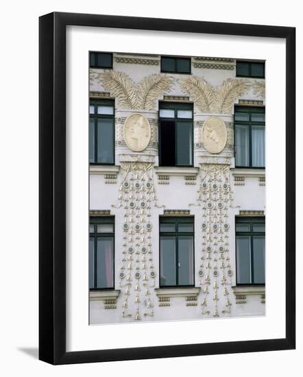 Otto Wagner Houses, Wienziele Street, Vienna, Austria-Adam Woolfitt-Framed Photographic Print