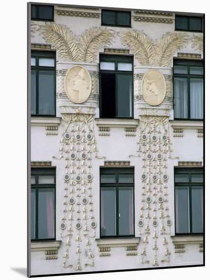 Otto Wagner Houses, Wienziele Street, Vienna, Austria-Adam Woolfitt-Mounted Photographic Print