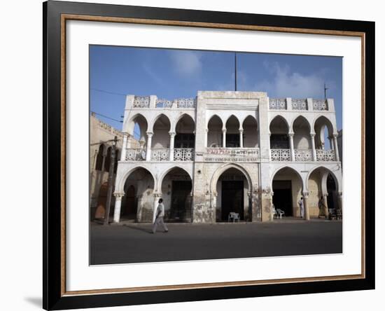 Ottoman Architecture Visible in the Coastal Town of Massawa, Eritrea, Africa-Mcconnell Andrew-Framed Photographic Print