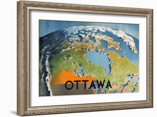 Ottowa, from the Series 'Advance Empire Trade'-Harold Sandys Williamson-Framed Giclee Print