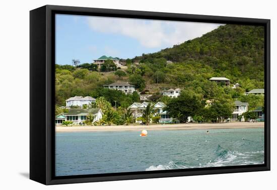 Oualie Beach Hotel, Nevis, St. Kitts and Nevis-Robert Harding-Framed Premier Image Canvas