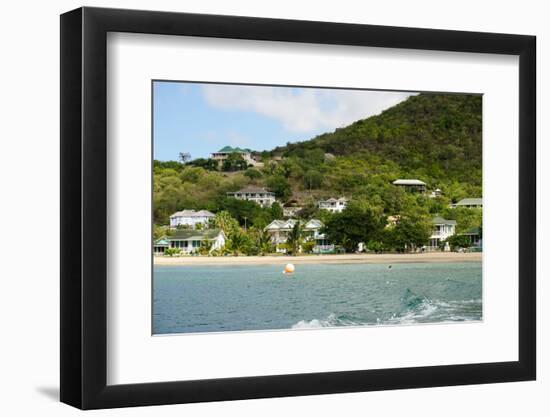 Oualie Beach Hotel, Nevis, St. Kitts and Nevis-Robert Harding-Framed Photographic Print