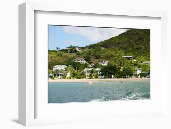 Oualie Beach Hotel, Nevis, St. Kitts and Nevis-Robert Harding-Framed Photographic Print