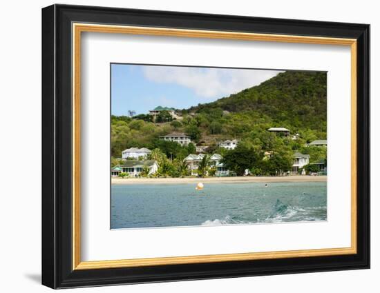 Oualie Beach Hotel, Nevis, St. Kitts and Nevis-Robert Harding-Framed Photographic Print