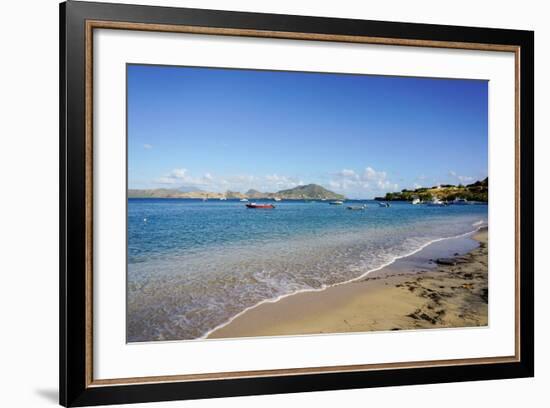 Oualie Beach, Nevis, St. Kitts and Nevis, Leeward Islands, West Indies, Caribbean, Central America-Robert Harding-Framed Photographic Print