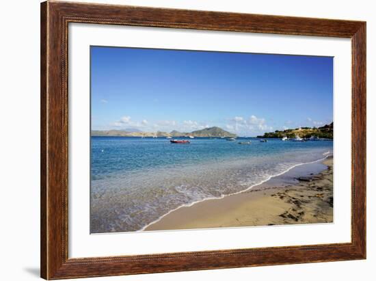 Oualie Beach, Nevis, St. Kitts and Nevis, Leeward Islands, West Indies, Caribbean, Central America-Robert Harding-Framed Photographic Print