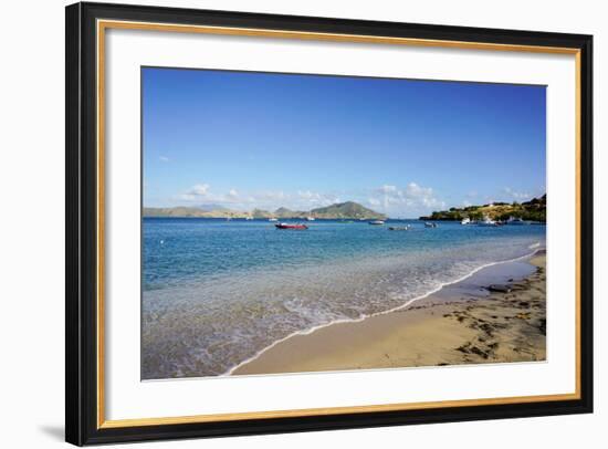 Oualie Beach, Nevis, St. Kitts and Nevis, Leeward Islands, West Indies, Caribbean, Central America-Robert Harding-Framed Photographic Print