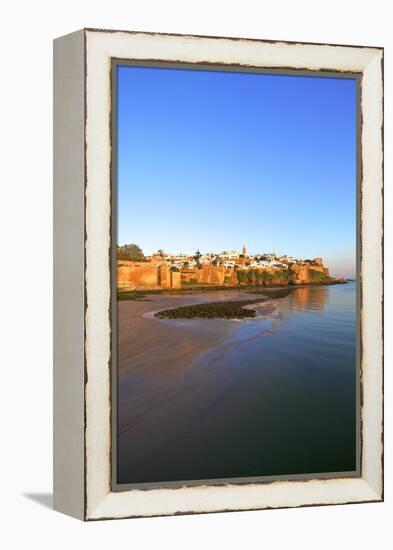 Oudaia Kasbah and Coastline, Rabat, Morocco, North Africa, Africa-Neil Farrin-Framed Premier Image Canvas