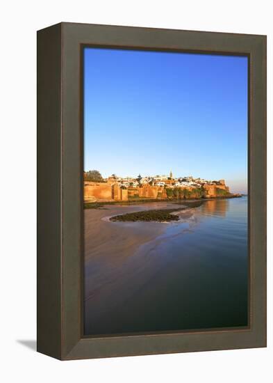 Oudaia Kasbah and Coastline, Rabat, Morocco, North Africa, Africa-Neil Farrin-Framed Premier Image Canvas