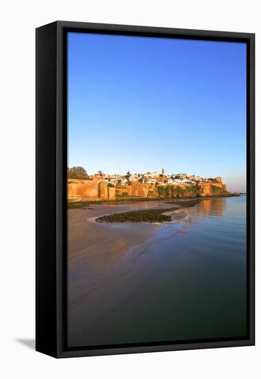 Oudaia Kasbah and Coastline, Rabat, Morocco, North Africa, Africa-Neil Farrin-Framed Premier Image Canvas