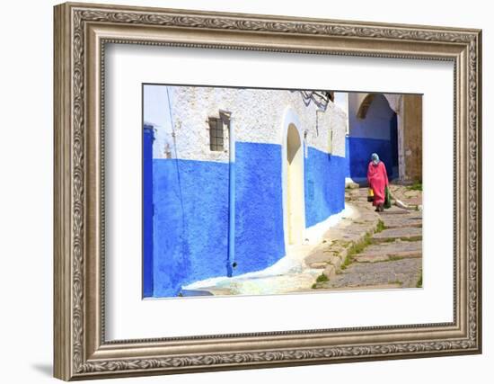 Oudaia Kasbah, Rabat, Morocco, North Africa, Africa-Neil Farrin-Framed Photographic Print