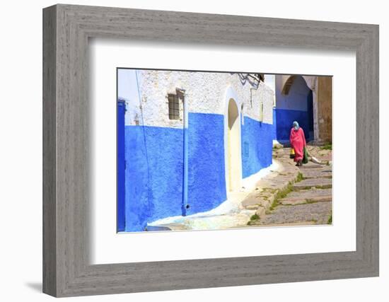 Oudaia Kasbah, Rabat, Morocco, North Africa, Africa-Neil Farrin-Framed Photographic Print