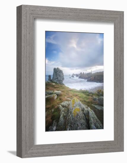 Ouessant - Bretagne - Le Phare Du Creac'h-Philippe Manguin-Framed Photographic Print