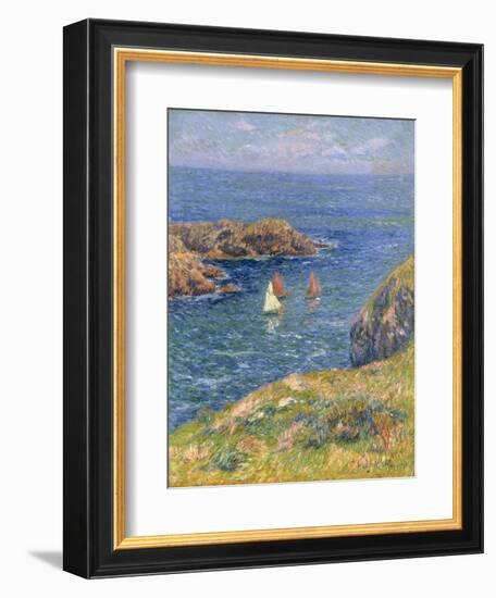 Ouessant, Jour de Calme, 1905-Henry Moret-Framed Giclee Print