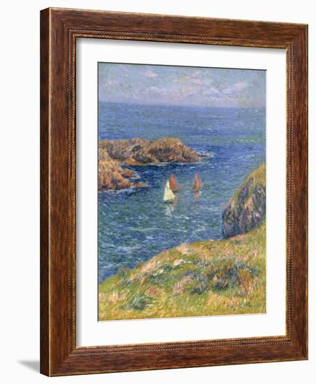 Ouessant, Jour de Calme, 1905-Henry Moret-Framed Giclee Print