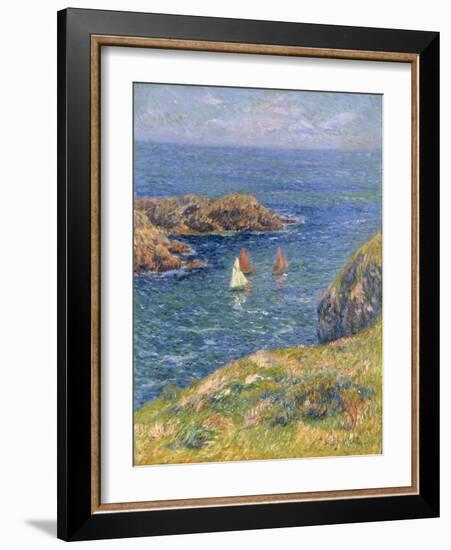 Ouessant, Jour de Calme, 1905-Henry Moret-Framed Giclee Print